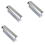 Guitar Slide Solid Stainless Tone Bar Hawaiian Slider(Chrome Color) 1