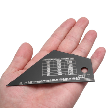 Fret Leveling Tool Guitar Bass Neck Fingerboard Measuring Ruler