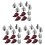 8Pcs Stainless Steel Finger Picks 4Pcs Plastic Thumb Picks 1