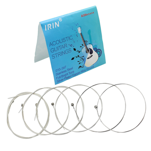 A104 Acoustic Guitar Strings Copper Alloy Silver Plated String 1