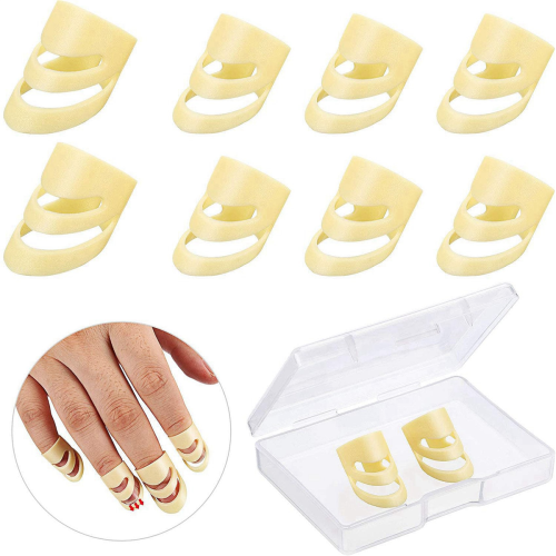 8Pcs Adjustable Finger Picks Plastic for Guitar Bass Banjo Ukulele 1