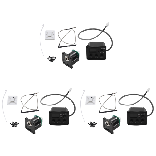 Ukelele Uke Piezo 3-Band EQ Equalizer Tuner System with LCD Display