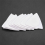 10pcs Triangle-Guitar picks 1.0 0.75 0.5 mm in PC + ABS White 2
