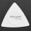 10pcs Triangle-Guitar picks 1.0 0.75 0.5 mm in PC + ABS White 4