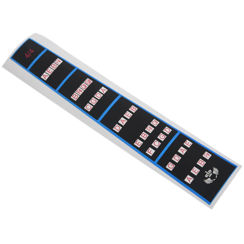 Violin Fingerboard Sticker guide Label Finger Chart For Size 4/4 2