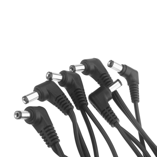 6 Ways Electrode Daisy Chain Harness Cable Copper Wire black 2