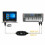 MIDI to USB Cable Connector PC to Synthesizer Music Keyboard Adapter 7