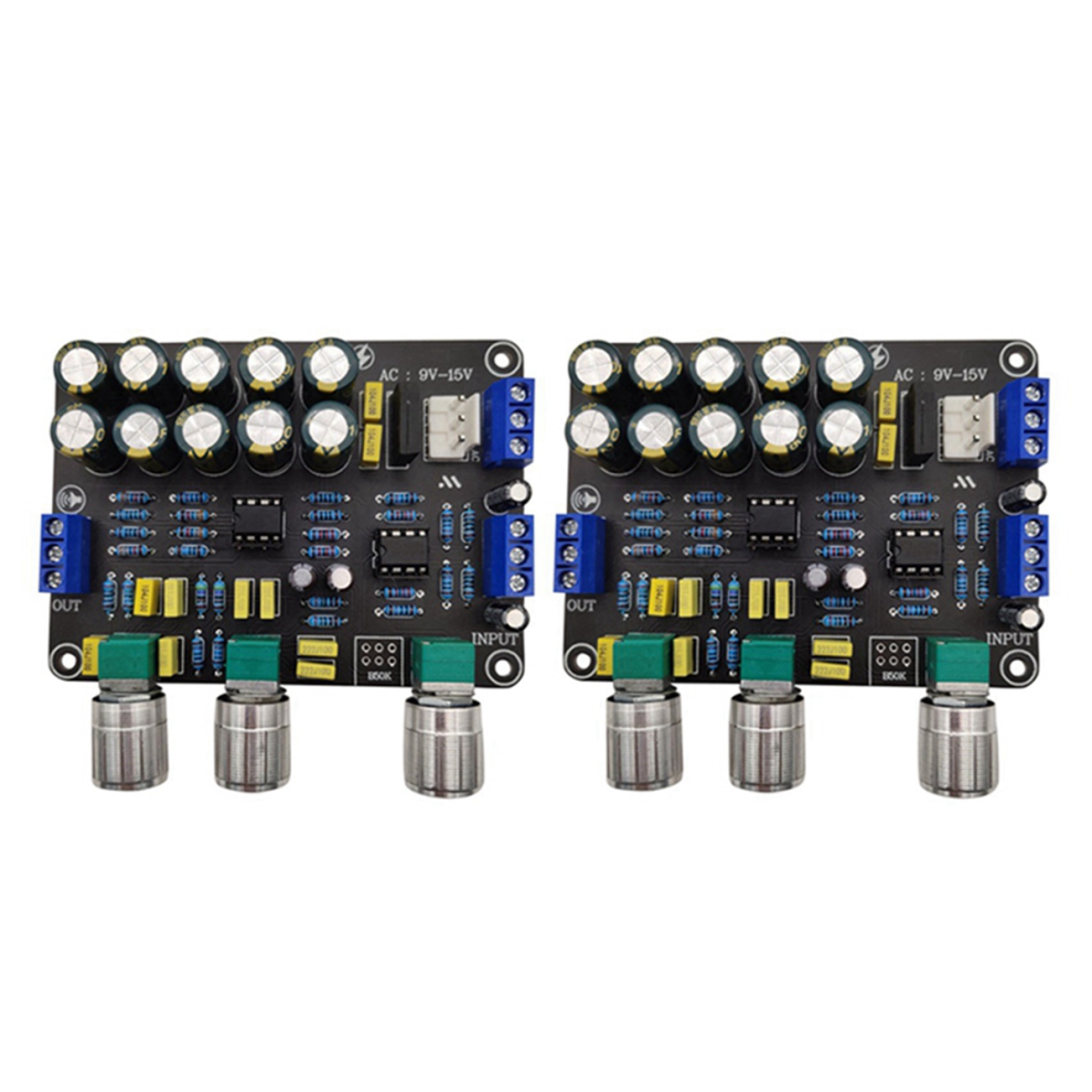 Dual Ne5532 Replaceable Tone Preamp Board Audio Treble Equalizer 4712268625685