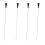 New Black ABS Handle Musical Music Conductor Gift White 15inch 1