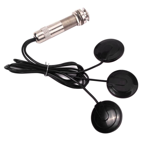 Guitar Contact 3 Transducer Pickup System for Acoustic 6.35mm Jack 1