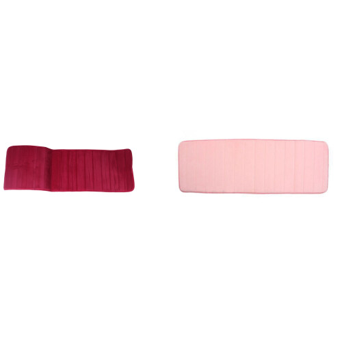 120X40cm Absorbent Nonslip Memory Foam Floor Mat Carpet Pink
