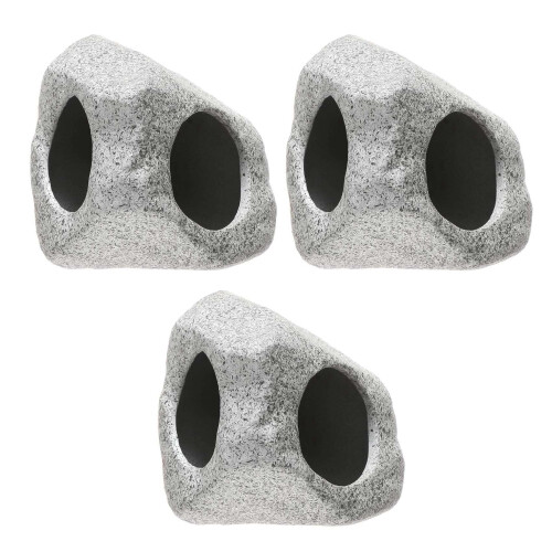 3X Cave Aquarium Decoration Breeding Shelter Rock Stone
