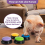 Recordable Dog Buttons, for Communication Pet Training Buzzer, 8PCS 4