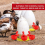 12PCS Chicken Watering Cup Automatic Filling Waterer Poultry Drinking 5