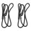 Nylon Dog Slip Training Walking Lead With P Chain 1cm black 1