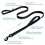 Reflective Dog Leash 6Ft Long,Traffic Padded Two Handle 2