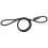 Nylon Dog Slip Training Walking Lead With P Chain 1cm black 5