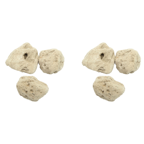 Floating Real Rocks Aquarium Landscape Models:S Diameter 4-5CM 3Pcs