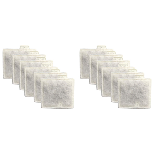 6 Aquarium Medium Charcoal Filter Cartridges,for QuietFlow Power 10