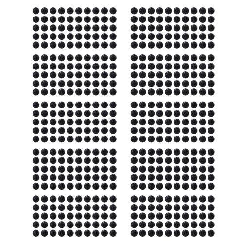 50 Pcs 18mm Diameter Black Bio Balls for Aquarium Pond Filter