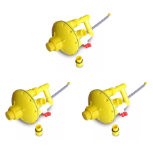 Poultry Farming System Water Line Water Pressure Regulator Yellow