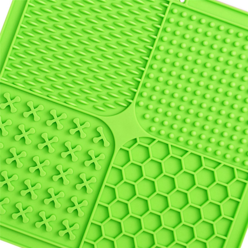 Lick Mat, Dog Licking Mat with Suction Cups Green 1
