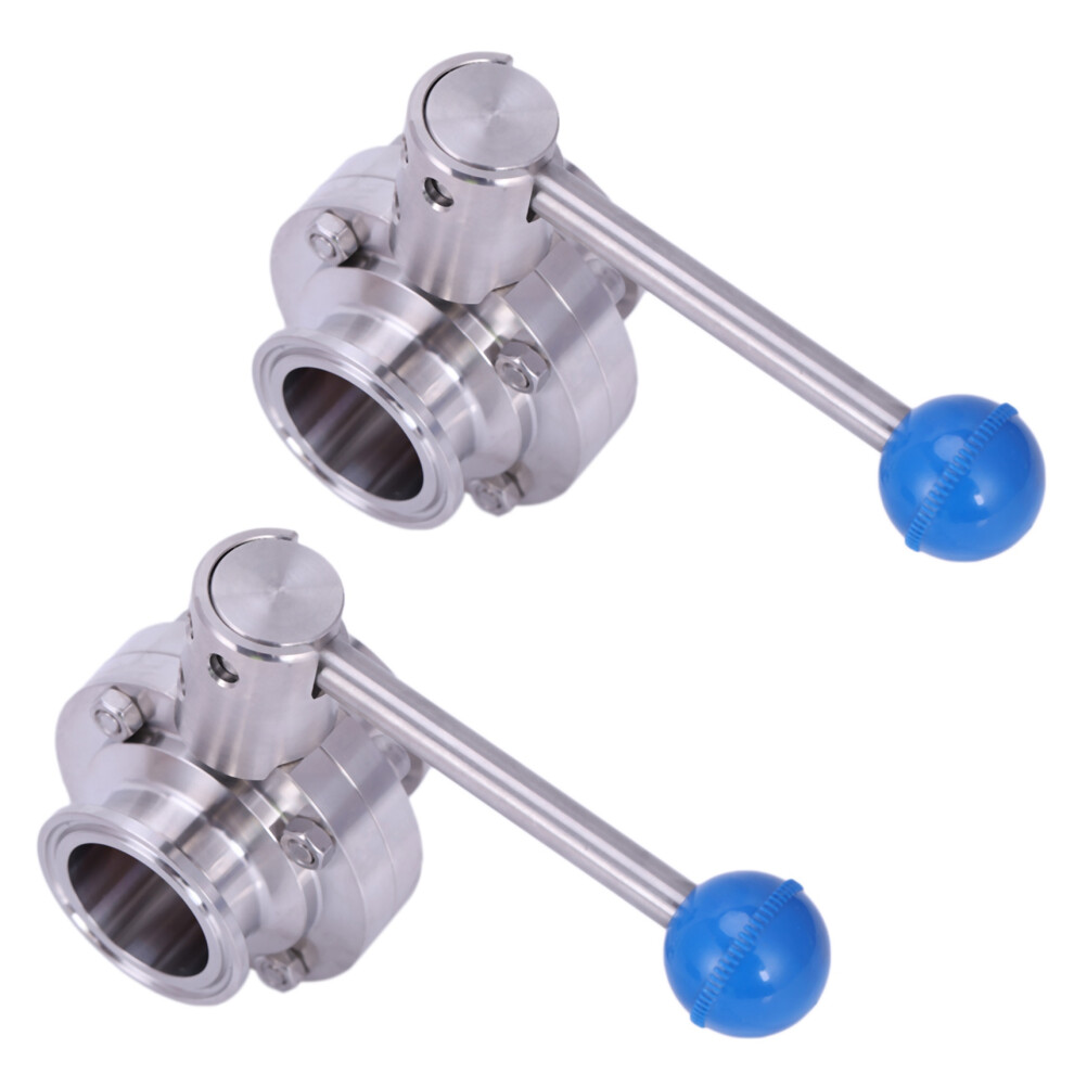 1-1/2Inch 38Mm Stainless Steel 1.5Inch Butterfly Flow Control Valve 4711893425400
