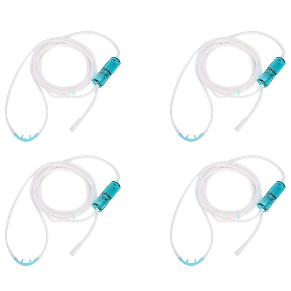 4X Oxygen Tube,Made of Elastic Silicone Material,Nasal Oxygen Cannula