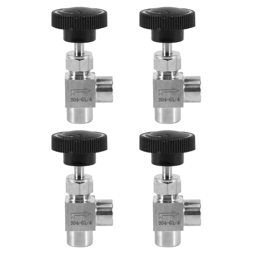 Adjustable Needle Valve 1/4Inch Female Thread Ss304 For Water Gas 4711893404191
