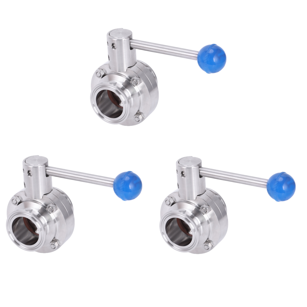 1-1/2Inch 38Mm Stainless Steel 1.5Inch Butterfly Flow Control Valve 4711893425394