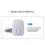 AC 230V Electric Thermal Actuator for Underfloor Heating Thermostat 5