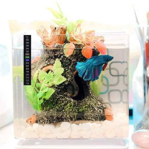 12Pcs Portable Fish Tank Aquarium Stick-on Thermometer Sticker 2