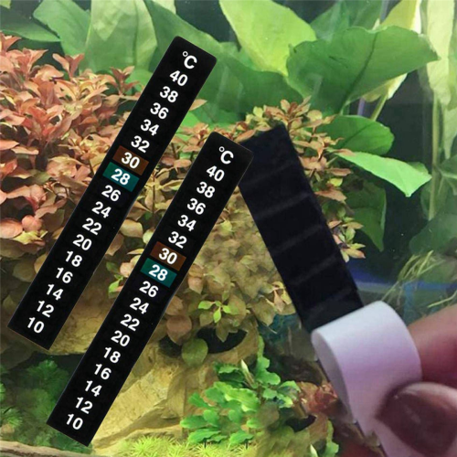 12Pcs Portable Fish Tank Aquarium Stick-on Thermometer Sticker 1