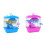 Pet Cage Hamster Cottage with Skylight Double Layer House Blue 1