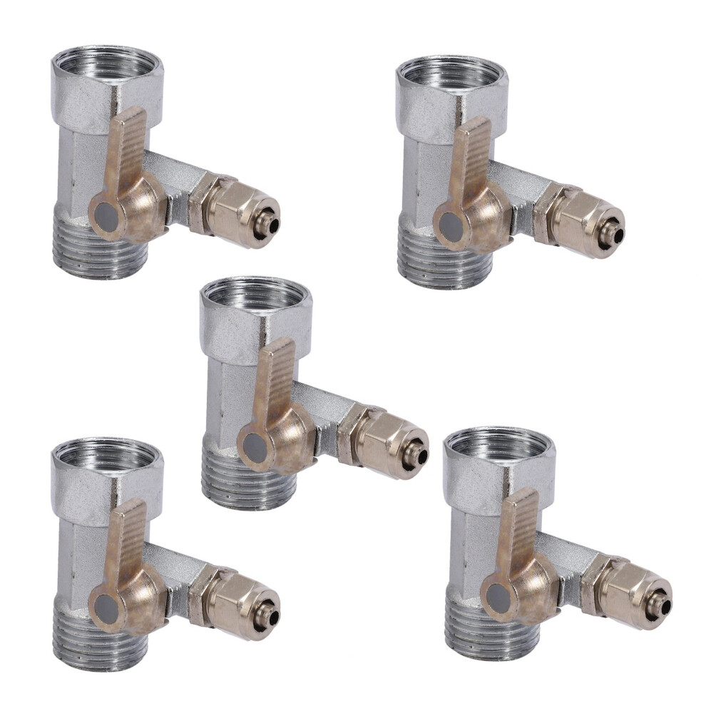 Ro Feed Water Adapter 1/2 Inch To 1/4 Inch Ball Valve Faucet Tap 4711893406140