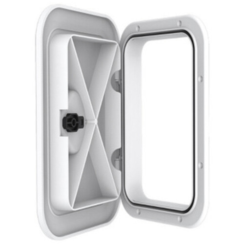 2Pcs 270 x 375mm Plastic Anti Aging Ultraviolet White Deck Cover 2
