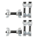 2X Coil Spring Adjuster Clamps Spacer for Car Truck Lowering Tool 1