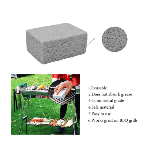 4 Pack Grill Griddle Cleaning Brick Block,Bathroom Pumice Block, 2