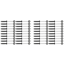 20Pcs Kayak Canoe Tri-Grip O Rings Tri-Fold Rivets Mounting Tri Rivet