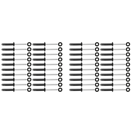 20Pcs Kayak Canoe Tri-Grip O Rings Tri-Fold Rivets Mounting Tri Rivet