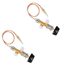 Low Pressure Gas LPG Fireplace Safety Control Valve Kit 5/8-18UNF