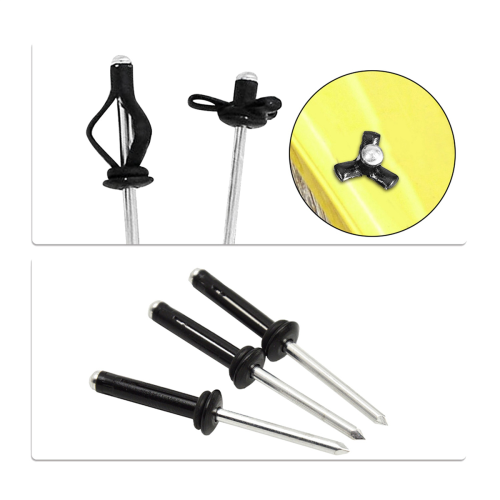 20Pcs Kayak Canoe Tri-Grip O Rings Tri-Fold Rivets Mounting Tri Rivet 2