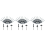 20 Pcs Tri-Grip Rivet for Deep Water Installing Kayak, Canoe and Boat 1