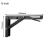 2Pcs Campervan Folding Bracket Table Shelf 4