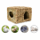 Guinea Pig Ferret Folding Straw Grass House 6