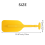 1Pcs Telescopic Paddle Adjustable Aluminum Alloy Oar 4