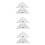 Chart Drawing Triangle Ruler for Ship Drawing 300mm Triangle Ruler 1