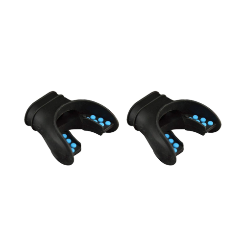 Snorkel Mouthpiece Regulator Universal Silicone Respirator Blue 2