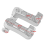 Motorcycle Adjustable Passenger Footpegs Support Extensions Bracket B 1