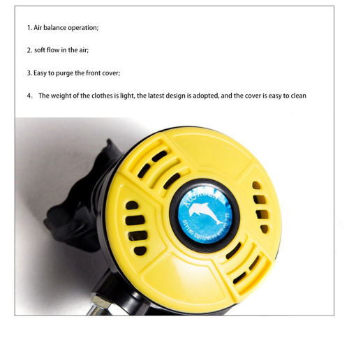 Scuba Diving 2Nd Stage Regulator Underwater Scuba Dive Octopus Black 2